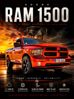 Dodge RAM 1500 – Power. Strength. Reliability. | Limited Edition Automotive Fine Art Print