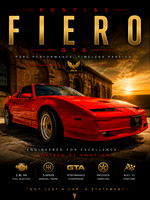 Pontiac Fiero GTA – Driven by Emotion | Limited Edition Automotive Fine Art Print