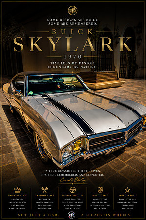 Buick Skylark 1970 – American Muscle Elegance | Limited Edition Fine Art Print