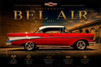 Chevrolet Bel Air 1957 – Full Profile Statement | Limited Edition Fine Art Print