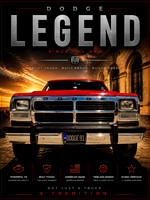 Dodge Legend – Built Tough, Built Proud | Limited Edition Automotive Fine Art Print