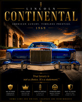 Lincoln Continental 1969 – Timeless Prestige | Limited Edition Automotive Fine Art Print