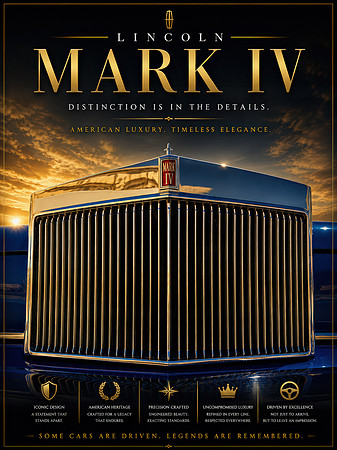 Lincoln Mark IV – Distinction in Detail | Limited Edition Fine Art Print
