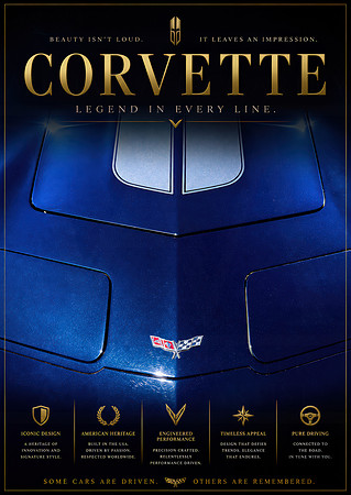Corvette Precision – Legend in Every Line | Limited Edition Fine Art Print