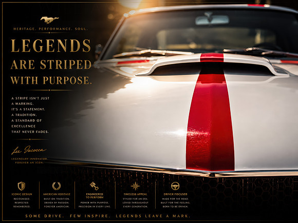 Mustang Heritage – Stripes of Purpose | Limited Edition Fine Art Print