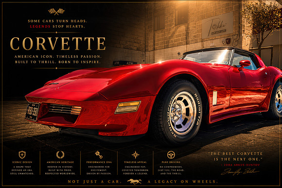 Corvette Stingray – Legacy on Wheels | Limited Edition Fine Art Print
