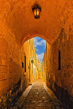 Gothic Archway, Triq Santa Sofija, Mdina, Malta