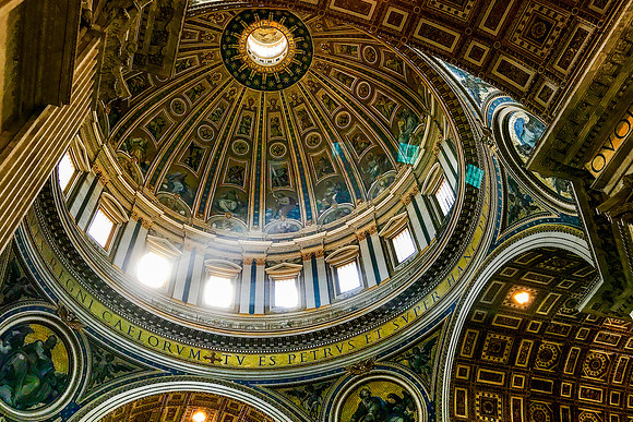Divine Illumination: St. Peter's Dome