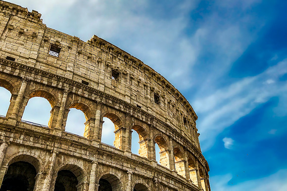 Colosseum Archways: Skyline Serenity