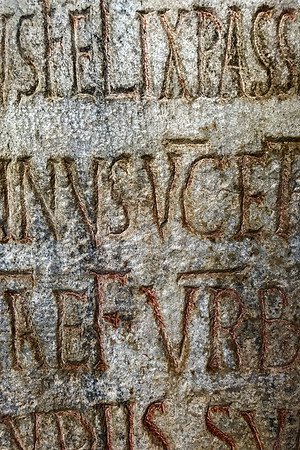 Ancient Inscription: Stone Detail