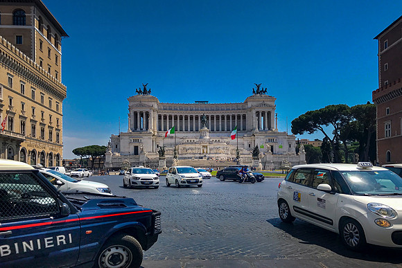 Vibrant Rome Scene