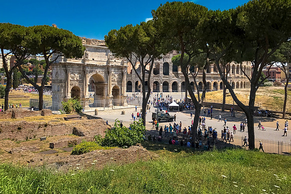 Eternal Rome: Iconic Arch & Colosseum