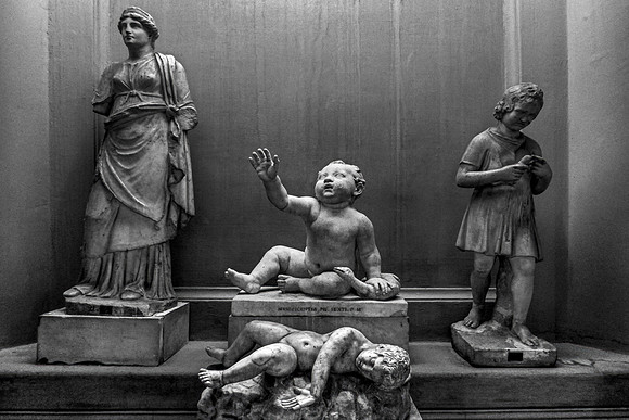 Eerie Infant: Vatican Hall of Statues