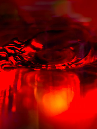 Vibrant Red Sicilian Wine Macro - Echoes of Mt. Etna